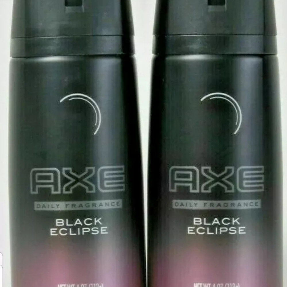 2 Count Axe Daily Fragrance 4 Oz Black Eclipse Uni